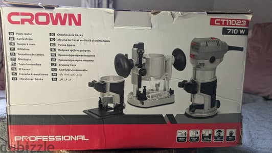 Crown Wood Router + 5 Bosch Bites