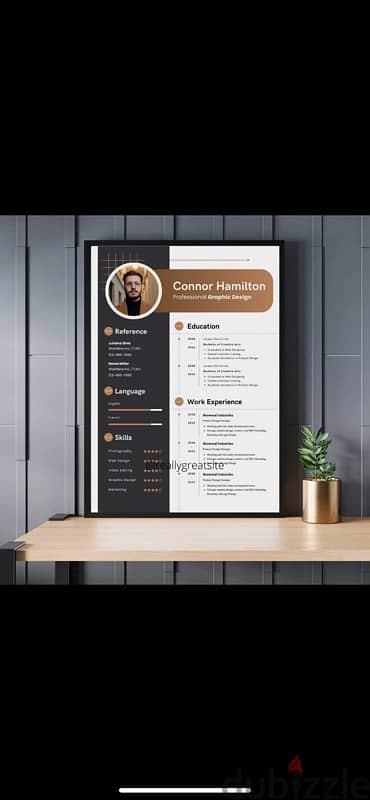 عمل cv سيرة ذاتيه احترافي 5