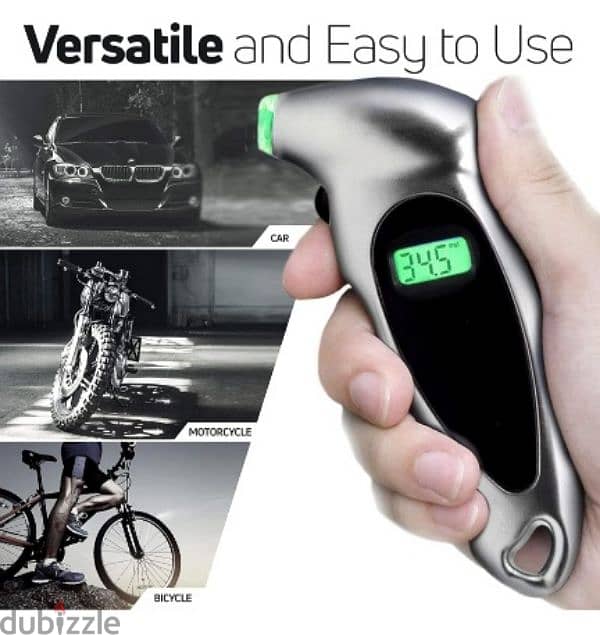 Tyre Air Pressure Gauge Meter مقياس ديجيتال لضغط الاطارات 2