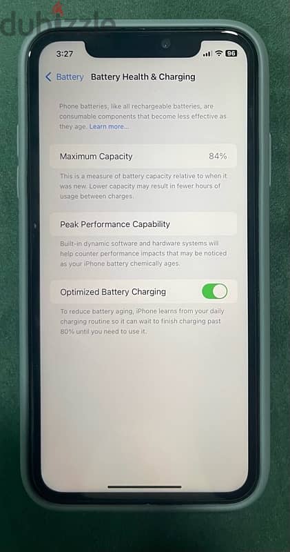 iphone 11 128 GB Battery 84% 7