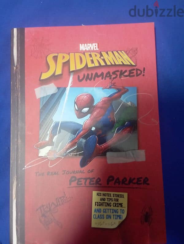 كتاب spider man unmasked marvel للبيع 0