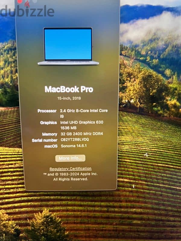 macbook 2019 core i9 from noon 6