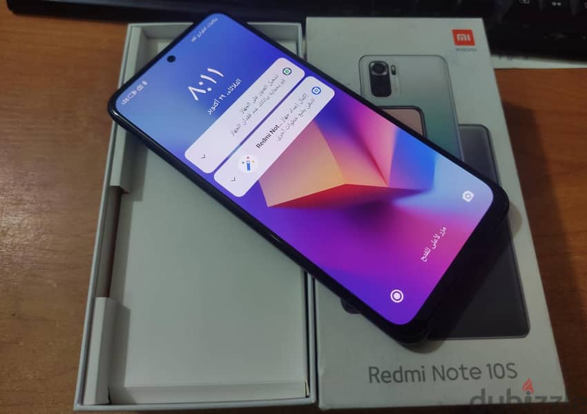 Redmi Note 10S 128 / 6+5 شاومي ريدمي نوت 10 اس بكل مشتملاته لسرعة بيع 3