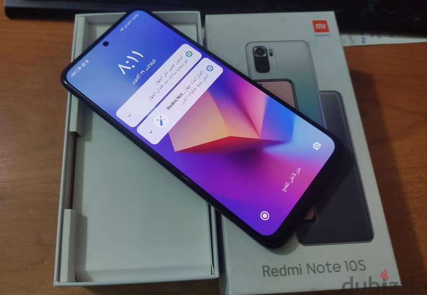 Redmi Note 10S 128 / 6+5 شاومي ريدمي نوت 10 اس بكل مشتملاته لسرعة بيع 6