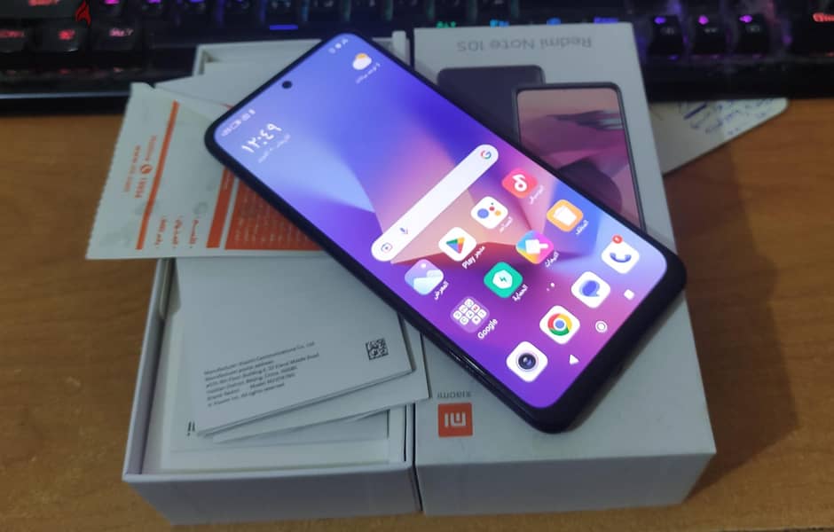 Redmi Note 10S 128 / 6+5 شاومي ريدمي نوت 10 اس بكل مشتملاته لسرعة بيع 10