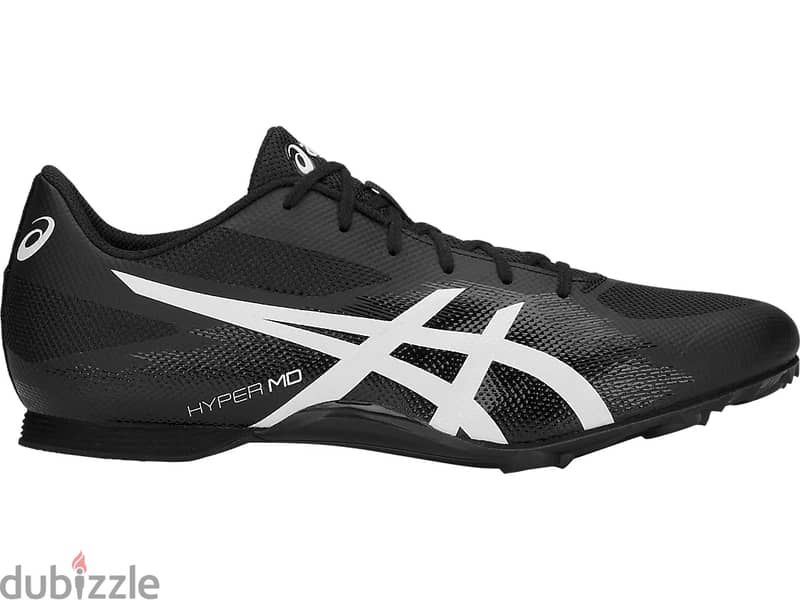 ASICS HYPER MD 7 | Unisex | Black/White | Unisex Track And Field Shoe 7