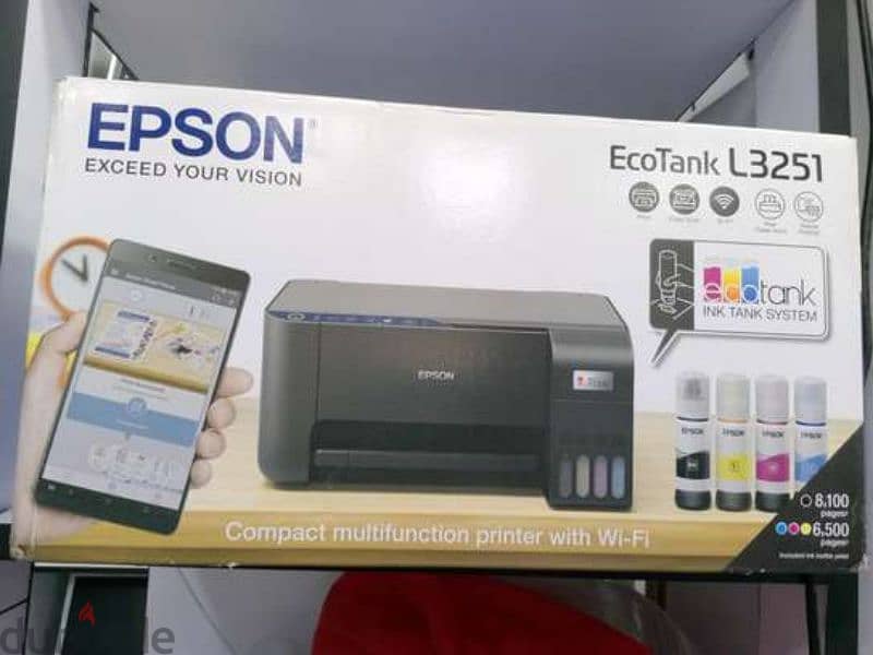 طابعة Epson Ecotank L3251 0