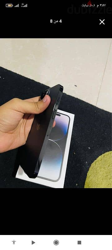 Iphone 14 pro max 256 with full box 90 battery 4