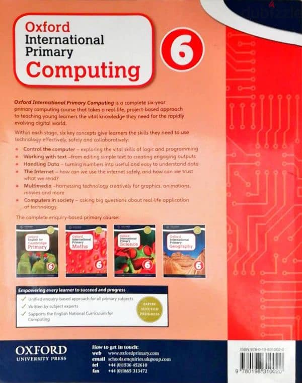 Oxford International Primary Computing Student Book 6 1