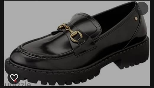 جزمة حريمي جلد women classic loafers