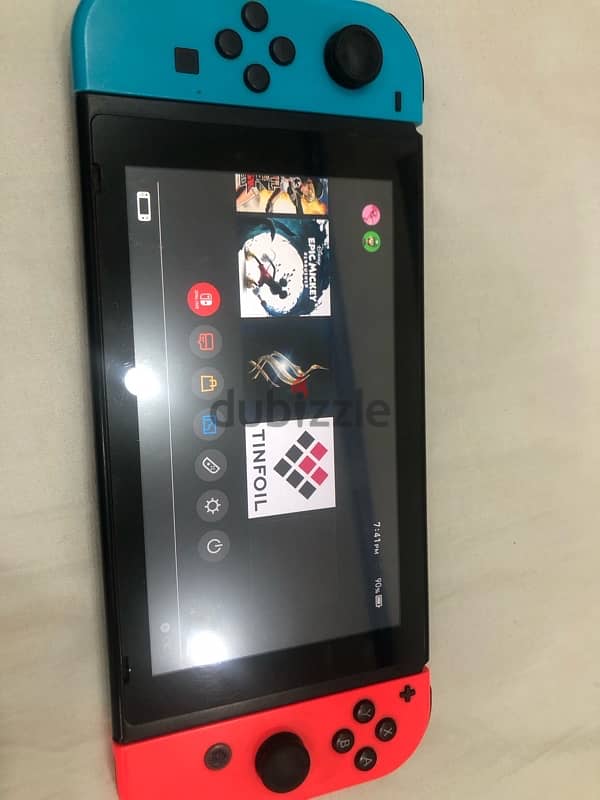 نينتيندو سويتش معدل مع ميموري ٦٤ جيجا Nintendo  switch 7