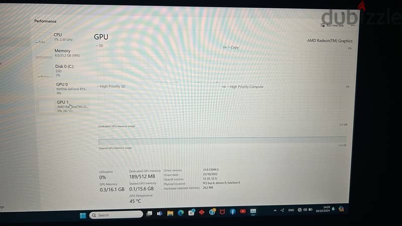 HP Victus 16-r0073cl Gaming Laptop- AMD Ryzen 7, 32 GB,1Tssd 10