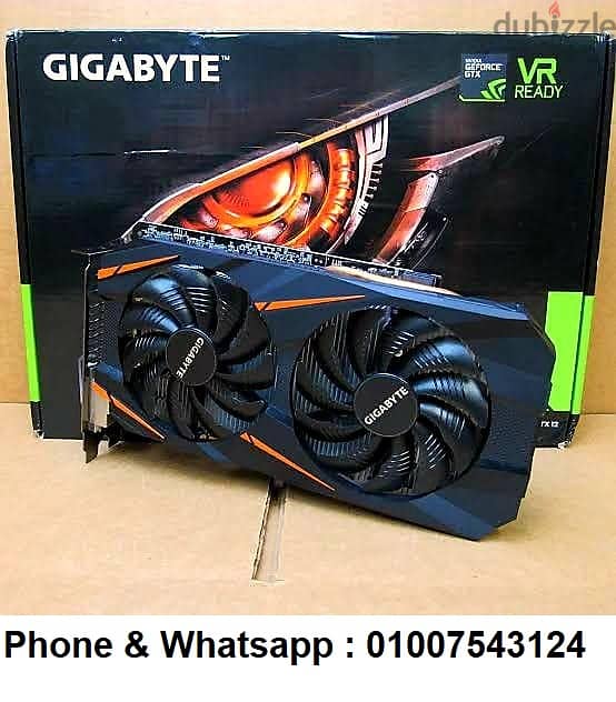 كارت شاشة Gtx 1060 3G Gigabyte بحالة فوق الممتازة 0