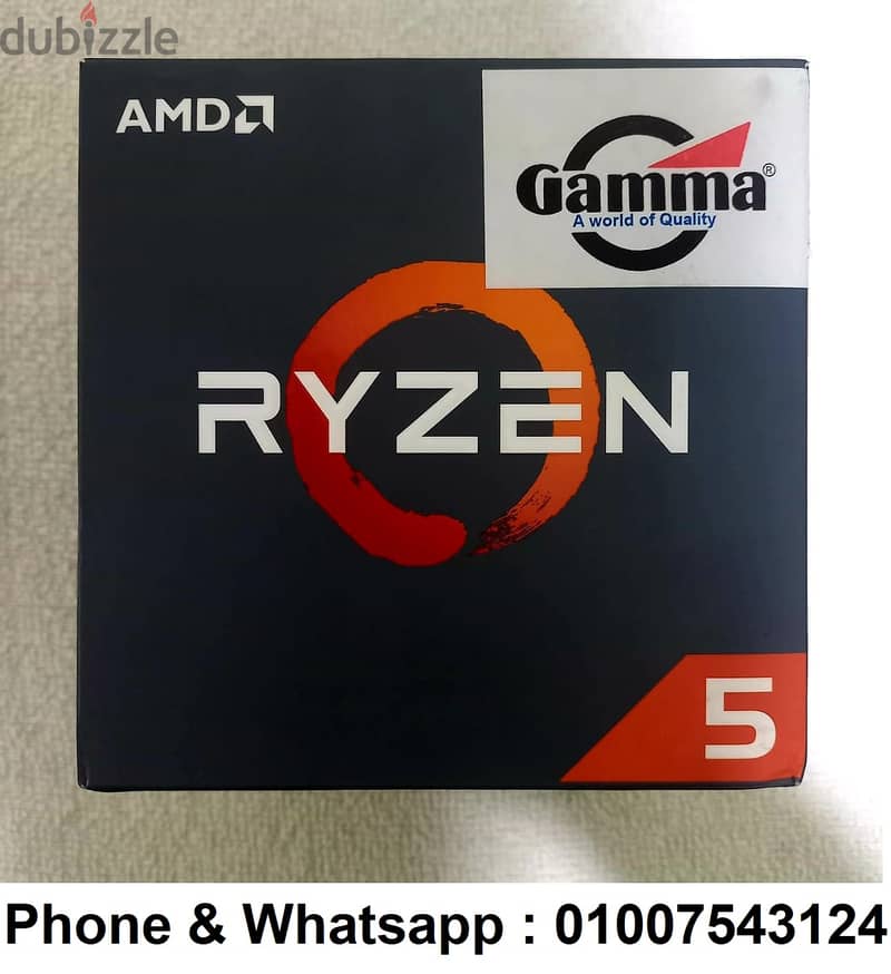 بروسيسور Ryzen 5 5600G بوكس مش تراي ضمان محلي اوبن بوكس بكارت داخلي 0