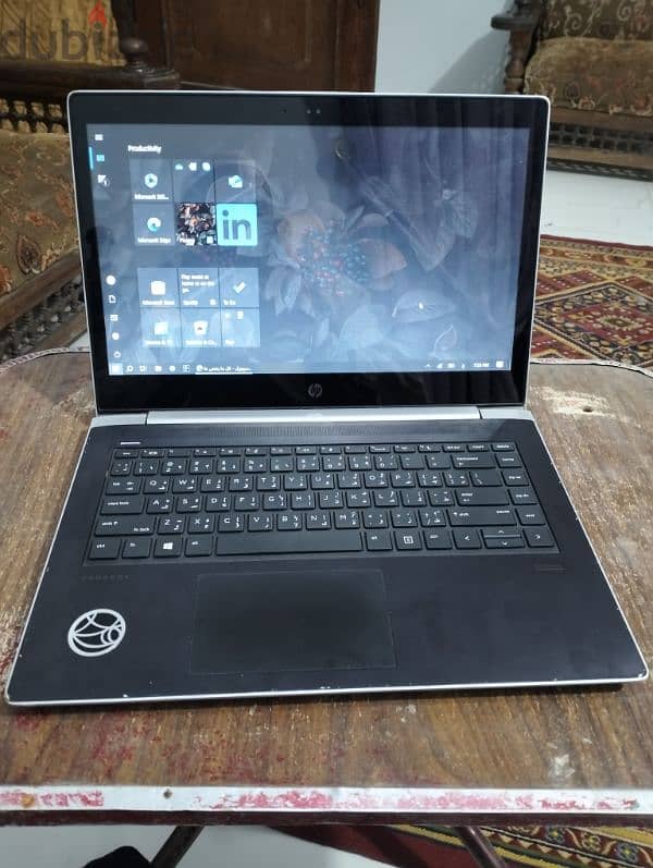 لاب توب Hp proBook440 5g  شاشا لمس  8 رام  هارد ssd256 معالج i5 ج سابع 1