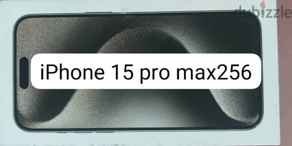 iPhone 15 pro max new  256 متبرشم وارد المانيا