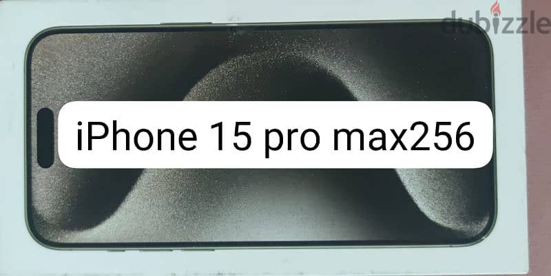 iPhone 15 pro max new  256 متبرشم وارد المانيا 0