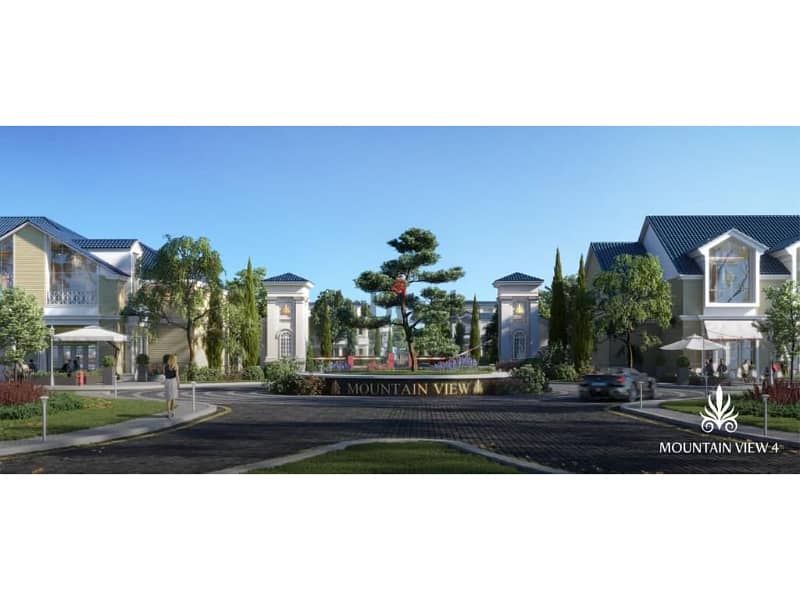 باقل سعر شقة كورنر ريسيل Aliva Mountain View Mostakbal City 1