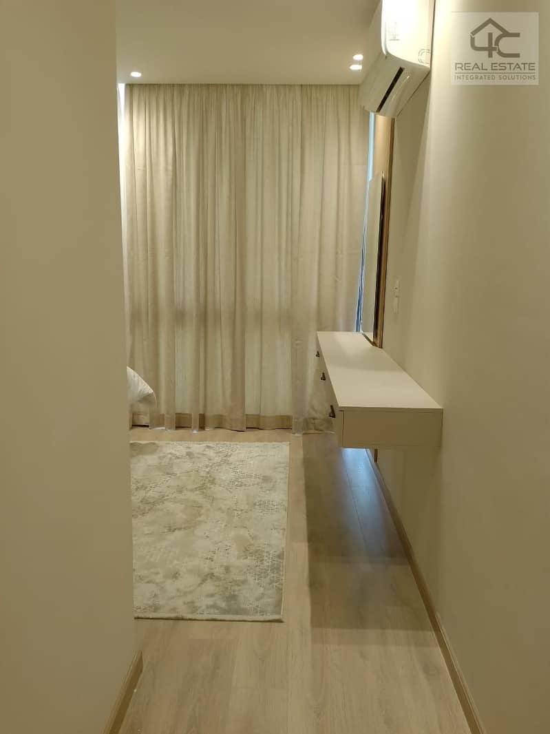 Ready to move Apartment 168 m Fully finished with furniture prime location for sale in Lake View Compound including parking 9