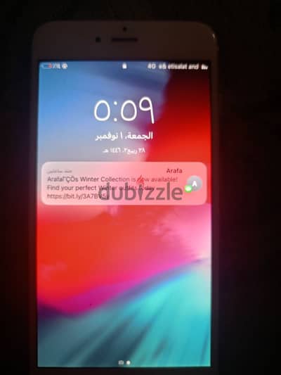 موبايل ايفون 6 بلس بحالته للتواصل 01115255576