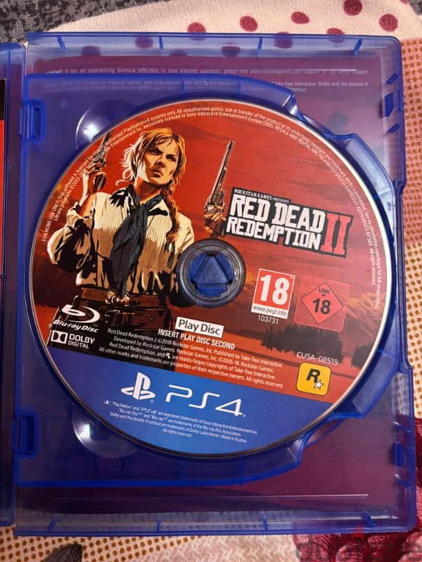 red dead redemption 2 بحاله ممتازه 2