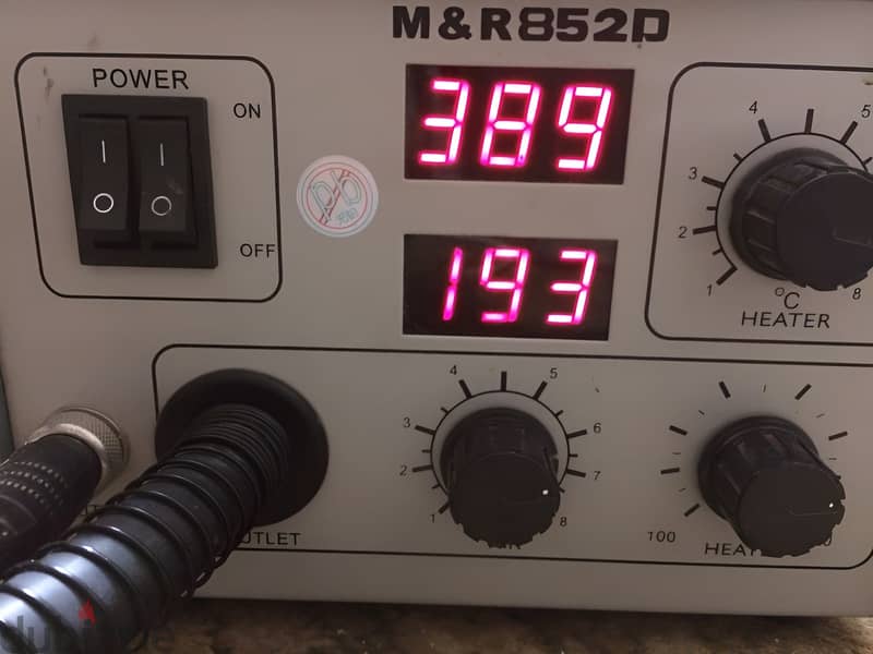 Hot air M&R 852D 1