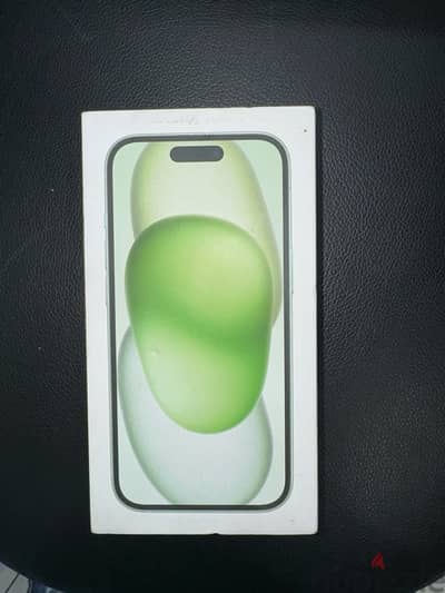 iPhone 15 128 Giga mint green جديد متبرشم new