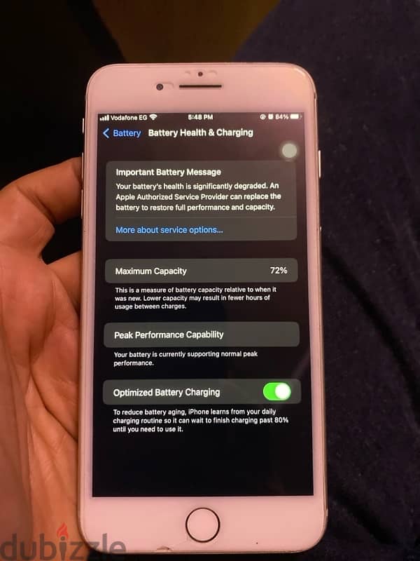 اي فون 8 بلاس بحالة جيدة جداً 0