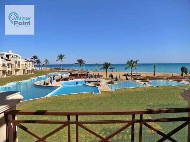 First row on the sea, receive immediately a fully finished 5-bedroom villa in Blue Blue in Ain Sokhna 2