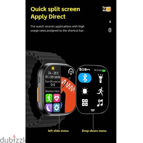 • Smart watch T900 Ultra 2 3