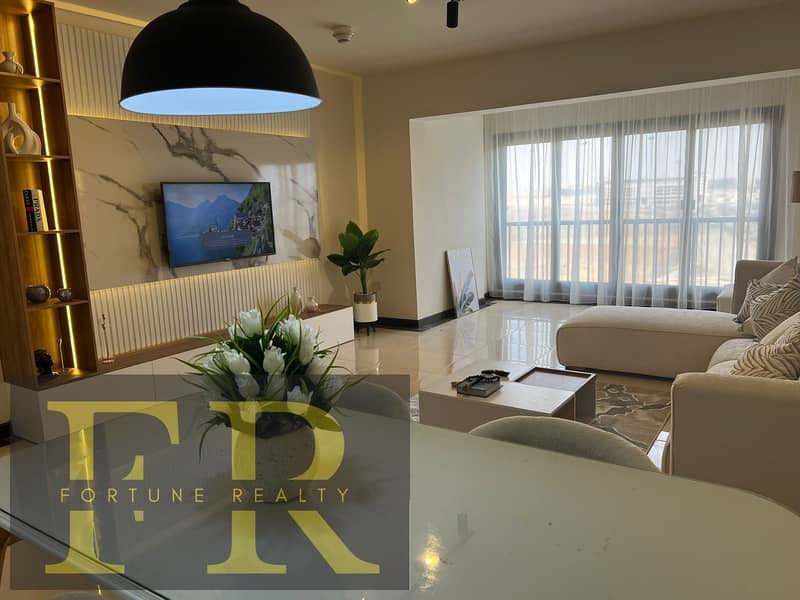 Furnished panorama duplex 220 m for rent in Porto new Cairo - Fifth Settlement 5