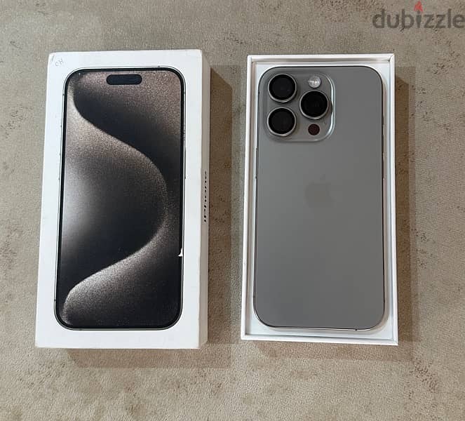 iPhone 15 Pro 256GB شريحتين جديد تماما 2