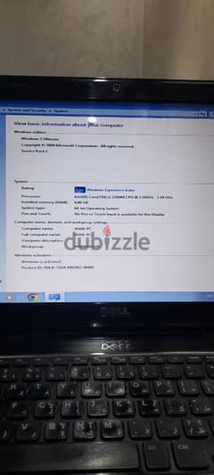 لاب توب DELl كسر زيرو استعمال نضيف 0