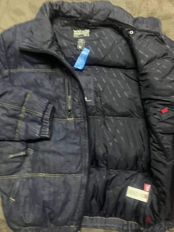 ecko unltd Jeans Down Jacket size XL fitted 115 K 7