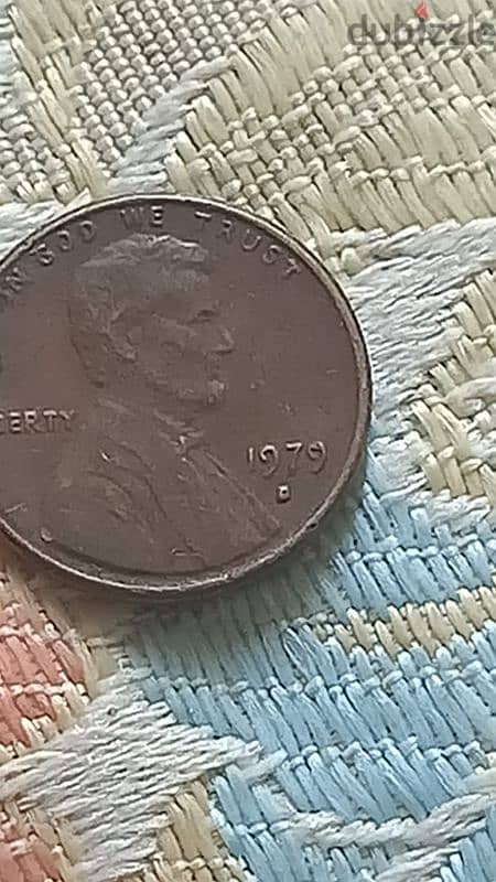 واحد cent امريكي 1979 - one American cent 2