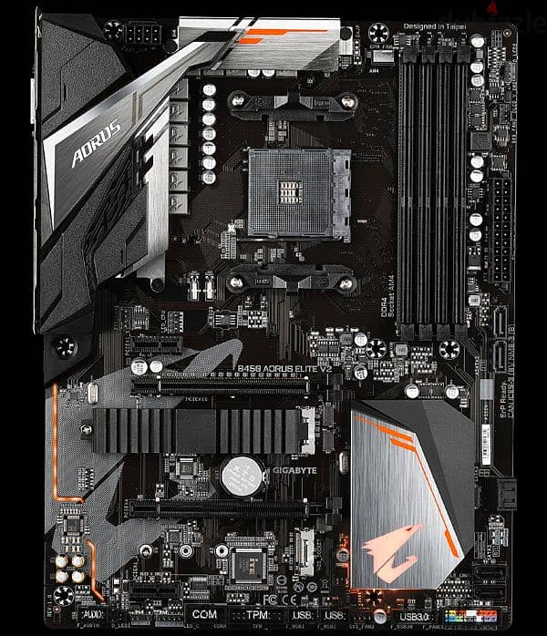 باندل للبيع بورده B450 aorus ,مع بروسيسور ryzen 7500X مع الكولر 0