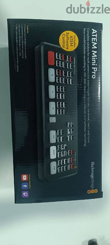 Blackmagic Design ATEM Mini Pro HDMI Live Stream Switcher 5