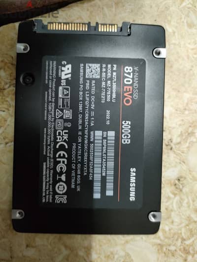 هارد داخلي 500GB samsung