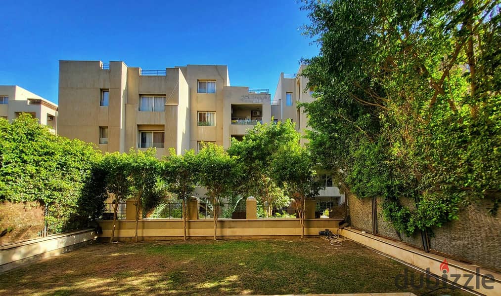 for sale Apartment with private garden at the village compound ( Fully Furnished From IKEA ) New Cairo - Fifth Settlement 0