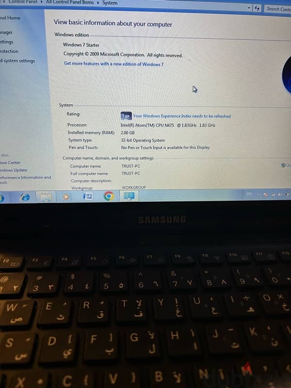 Mini Samsung laptop 4