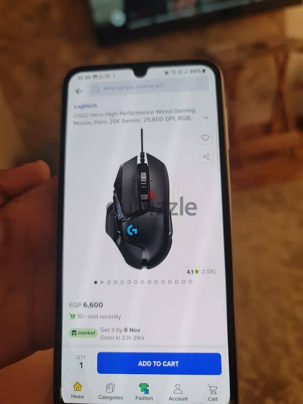 ماوس Logitech  G502 hero 6