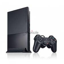 بلايستيشن ٢ ps2 معدل حاله جيده مع فلاشة العاب ١٦ جيجا وقطعة بلوتوث