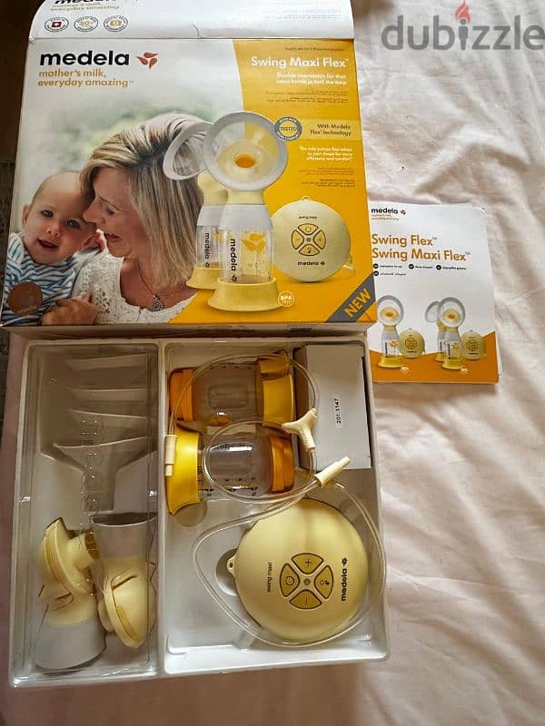 Medela Swing Maxi Flex Breast Pump Like New 0