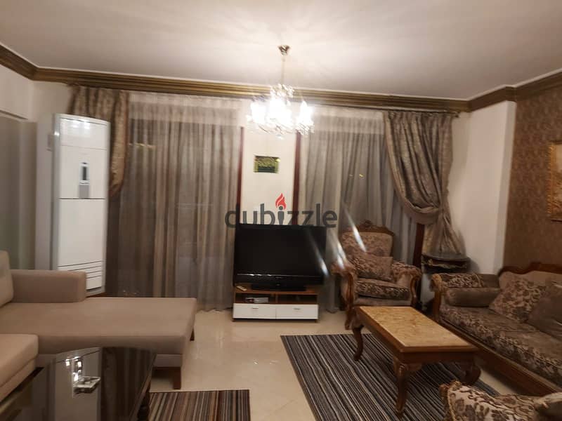 Ground Floor Apartment With A Garden Fully Furnished For Rent 171+70 Sqm In Al Rehab City Phase 8 10