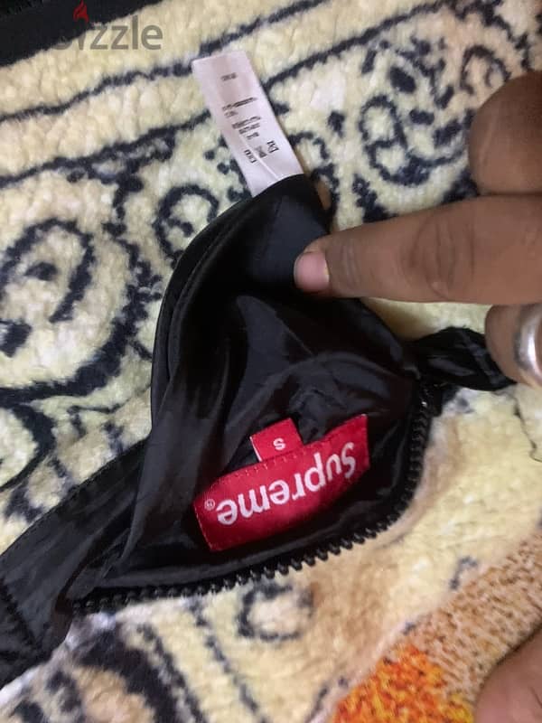 Supreme Reversible Fleece Jacket size S fitted M 4