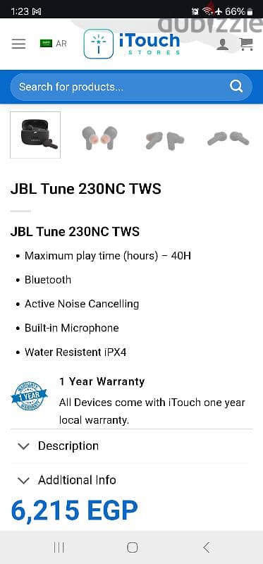 jbl tune 230NC tws 2