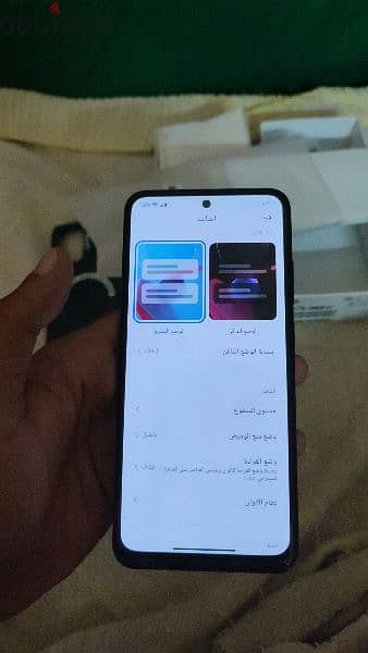 Redmi note 10 s بحاله ممتازه مساحة 128/6 مع الكرتونه 1