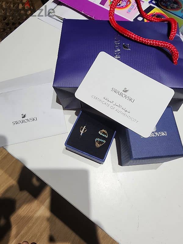 Swarovski set (2 rings), Original New with documents 0