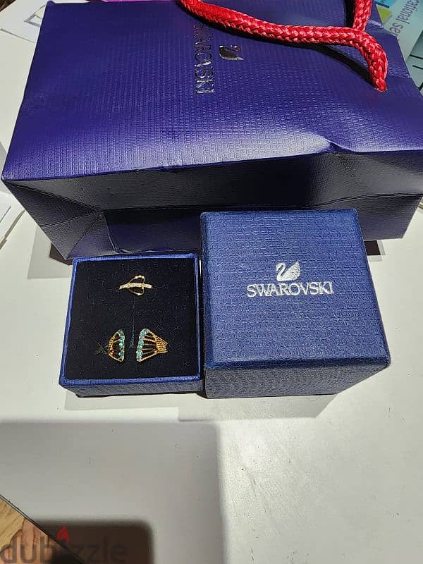 Swarovski set (2 rings), Original New with documents 3