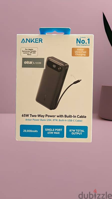 power bank Anker 20,000 mAh 0